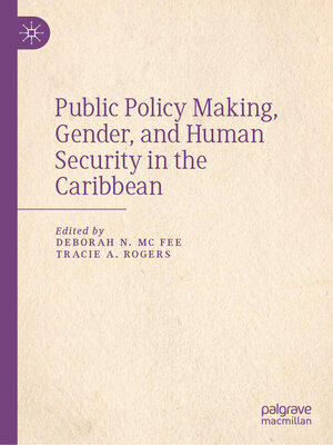 cover image of Public Policy Making, Gender, and Human Security in the Caribbean